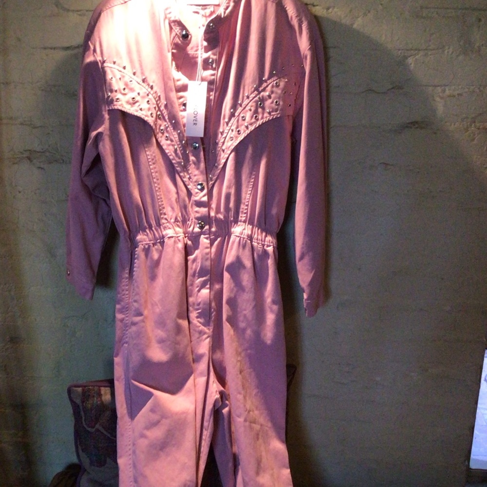 Sale  Rare Overlover studded hibiscus jumpsuit